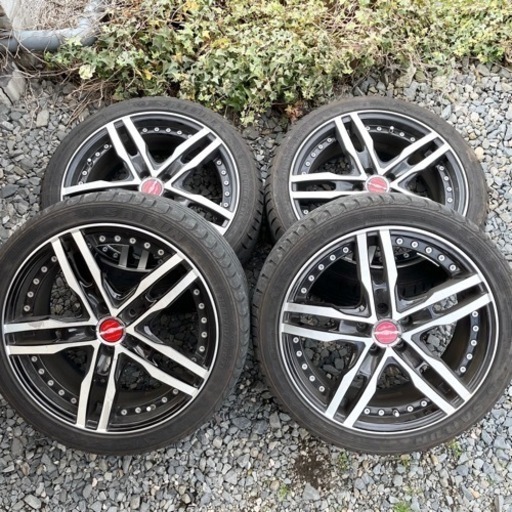 AME シャレン 17インチ タイヤ ホイール セット