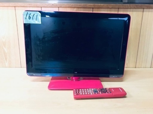 1611番 シャープ✨テレビ✨LC-19K3‼️