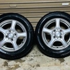 【引取限定】155/65R13 DUNLOP DSX2 スタッド...