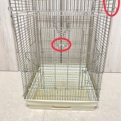 【決まりました】ホーエイオカメ465   ジャンク品　鳥かご　籠...