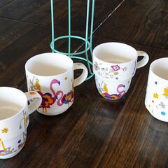 【未使用】スタッキング　マグカップ　（４カップセット）の画像