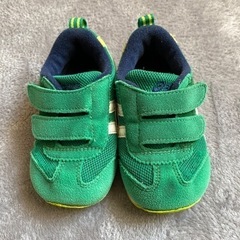 終了　アシックス スクスク ベビーシューズBABY14cm