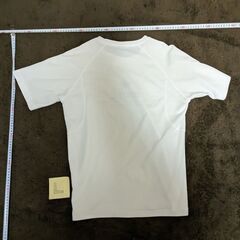 CONVERSE　Tシャツ　ホワイト生地+ベイビーイラスト　Lサイズの画像