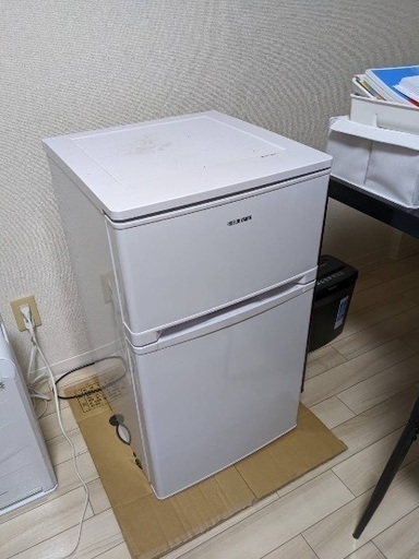 【お取引中】冷蔵庫2ドア アイリスオーヤマ AF81-W  3年使用