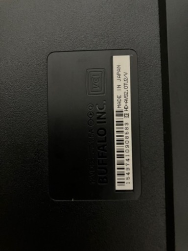 バッファロー外付けHD 2TB