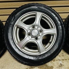 【引取限定】155/65R13 DUNLOP DSX2 スタッドレスタイヤ 4本セットの画像