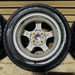 【引取限定】155/65R13 DUNLOP DSX2 スタッドレスタイヤ 4本セットの画像