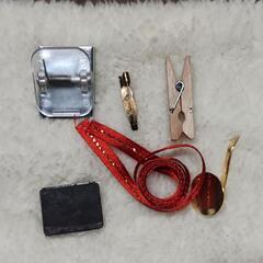 ポインセチア　つまみ細工の画像