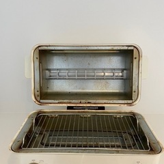 【中古】BRUNO ブルーノ トースター グリル 2枚焼き 魚焼き ホワイト 白 white BOE033-WHの画像