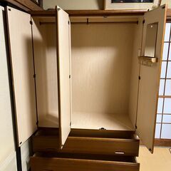 洋タンス　タンス　ワードローブ　ワイドの画像