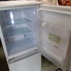 SHARP シャープ ノンフロン冷凍冷蔵庫 137L 2016年製 SJ-14E3-KW ホワイト　/MJ-0063 1FOの画像