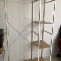 ハンガーラック　ハンガーシェルフ　棚の画像