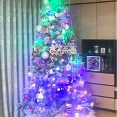 【クリスマス】ニトリのヌードツリー210ｃｍの画像