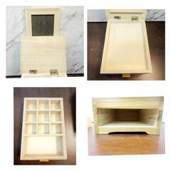 ☆T2328☆ ディズニー ミラー付き ケース　小物入れ 箱ありの画像