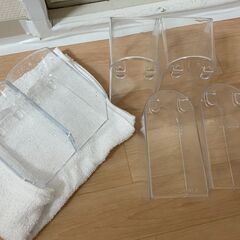 【6個新品付属品】ホーエイHOEIワイドのケージの　エサガード　ごはんカバー　餌カバー　付属品の画像