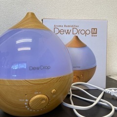 【中古品】Dew Drop Mサイズ アロマ加湿器 デュードロッ...