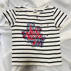 50円！プチバトー⭐︎ボーダーTシャツ⭐︎110サイズ
