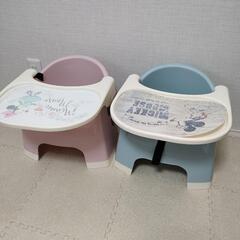 ミッキー＆ミニー　トレイ付き椅子の画像