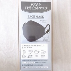 【未開封品】立体構造マスク1年分/ブラック/30枚×10個セットの画像