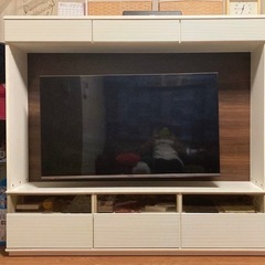 テレビ台　トップライト付き家具　セット