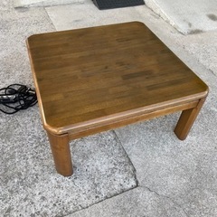 無料！正方形こたつ☆家具調こたつ☆National☆80㎝×80...