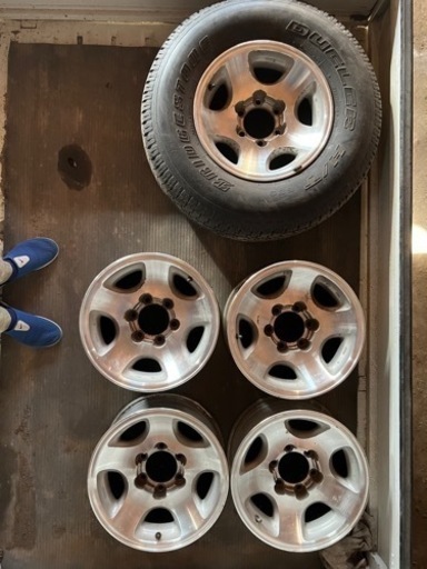 275/70R16ランドクルーザー80 純正ホイール ランクル80 95プラド FJクルーザー ハイラックスサーフ