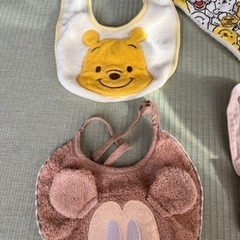 【ディズニー】新品＆美品＆非売品♡ベビースタイ☆4枚セット☆バラ売りも可の画像