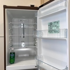 値下げしました！【パナソニック2ドア冷蔵庫】おしゃれなブラウンカラー♪程よい大きさの170Lの画像