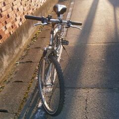 26インチ マウンテンバイク風 自転車　要整備　ジャンク品扱いの画像