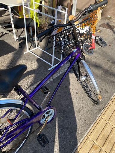 リサイクルショップどりーむ荒田店No.485　自転車　大人気の27インチ！LEDオートライト付き！カゴ付き！