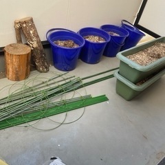 ★断捨離中★ 家庭菜園 プランター 植木鉢 支柱