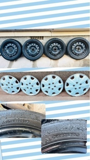 【取引中】15インチ　タイヤホイールセット　溝あり