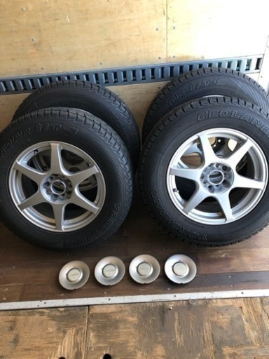 受け渡し決まりました　16インチ　スタッドレスタイヤ　4本セット　デリカD5など