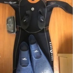 スキューバダイビング器材セットの画像