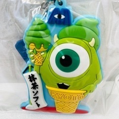 京都限定品 モンスターズインク ラバーマスコット キーホルダー ストラップ Monstersinc ディズニー ご当地土産の画像