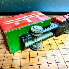 🉐値下げ‼️超貴重【日本郵政 ブリキ トラック車】ビンテージ 昭和レトロの画像