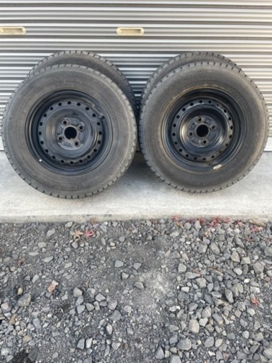 早い物勝ち！バリ山！155/80R13バリ山スタッドレス　サンバー に使用！ハイゼット 、キャロル 、ワゴンR、エブリーにも！