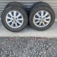 早い者勝ち！アルミホイール付きトーヨー145/80R13バリ山ス...