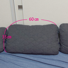 クッション3点　無料でお譲り致します。の画像