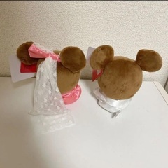 結婚祝い ディズニー ぬいぐるみ ペア 電報 結婚式 祝電 ディズニー 結婚式の画像