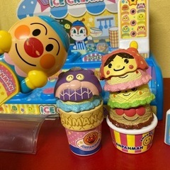 おもちゃ②アンパンマンシリーズ のっけてポン! NEW アンパンマンのアイスちょうだい!! アイスクリーム屋さん アイス屋さんの画像