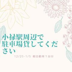 年末年始短期駐車場 小禄駅、他ゆいレール駅近く
