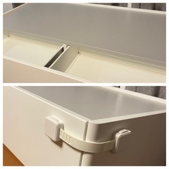【使用短】IKEA 子供 キッズテーブル 収納付き　プラレールやブロック遊びにの画像