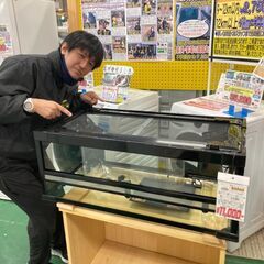 TOP CREATE 爬虫類飼育ケージ TOP-90×45×36 水垢等有 現状販売 【愛品倶楽部柏店】の画像
