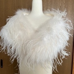 【完了しました】晴れ着用フェザーショールの画像