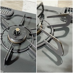 【ご成約済み🐾】パロマ ガステーブル グリル未使用✨ 都市ガス⭕️ 配送無料🚚の画像