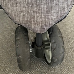 【決まりました】シンプルなペットベビーカー🐶🐱MarsSport 3輪カート 中型犬まで（猫•隙間対策済) 多頭用 折りたたみ 耐荷重20Kg コ コハート (グレー)  の画像