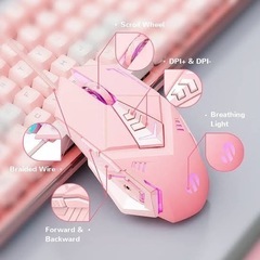 有線ゲーミングマウス inphic PW5