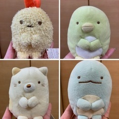 値下げ！すみっコぐらし　ぬいぐるみ　ぺんぎん？　ねこ　とかげ　え...