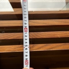 ネルソンベンチガラス天板付きの画像